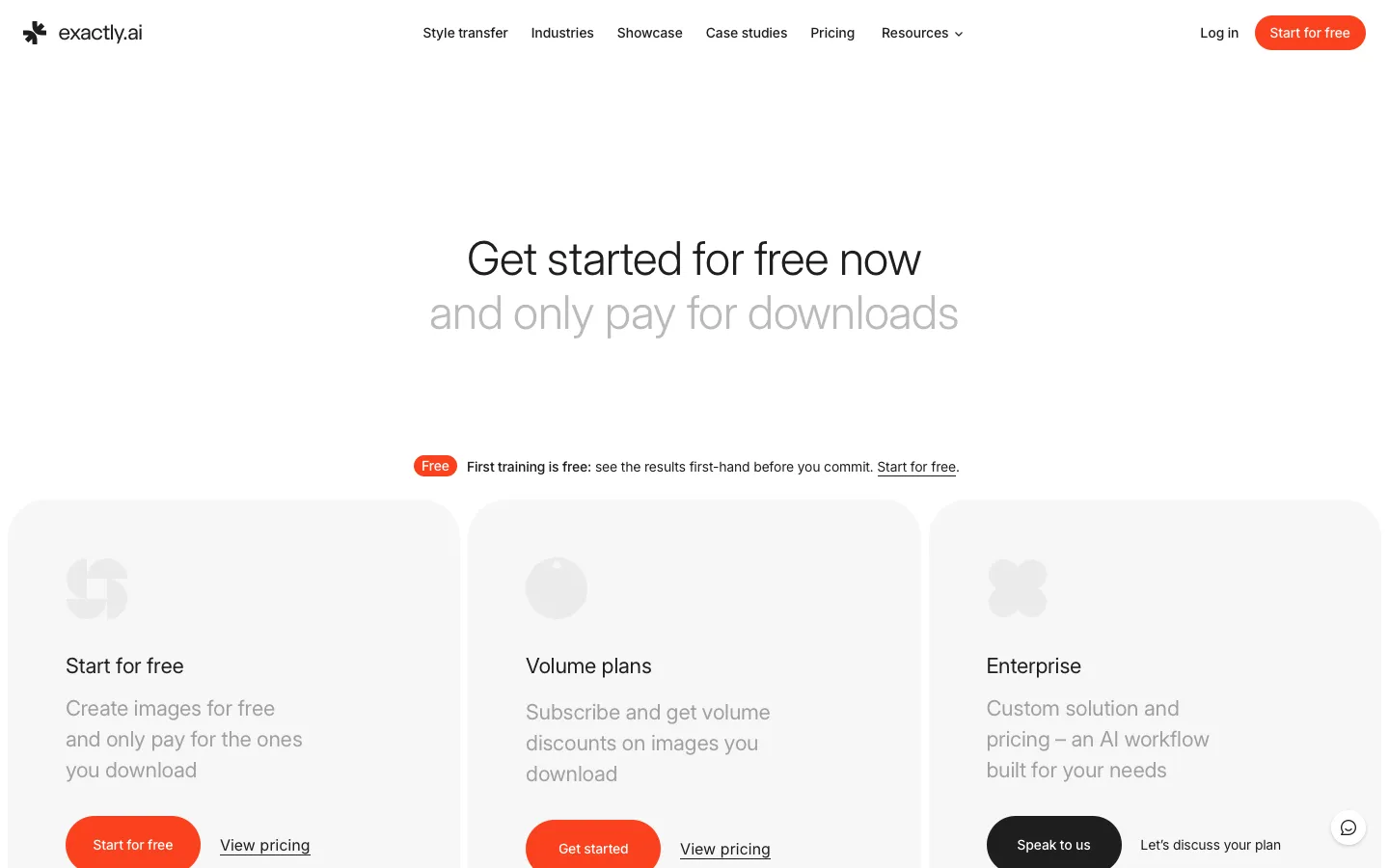exactly.ai - Pricing Screenshot Preview