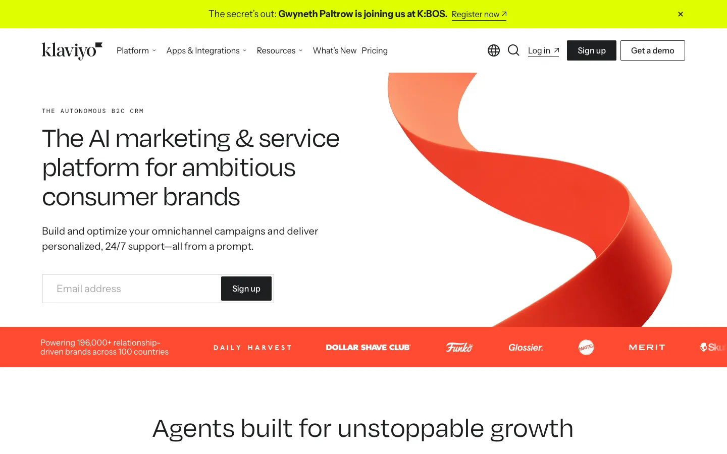 klaviyo.com - Landing Screenshot Preview
