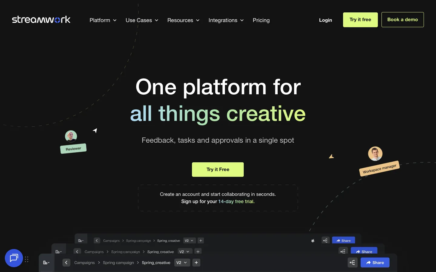 streamwork.com - Product Screenshot Preview