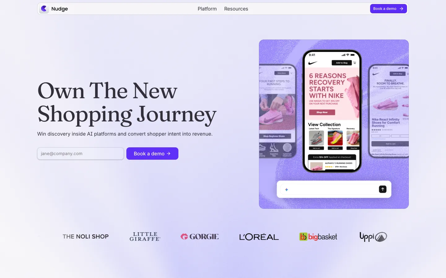 nudgenow.com - Landing Screenshot Preview