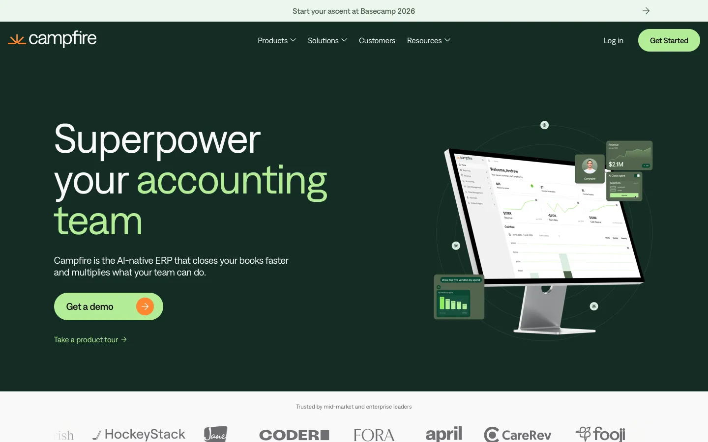 meetcampfire.com - Landing Screenshot Preview