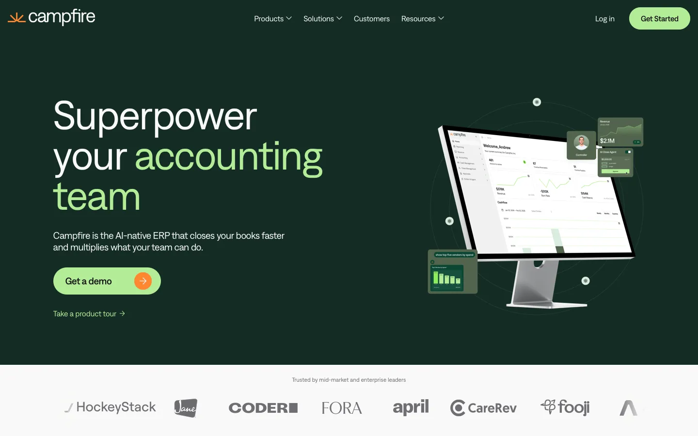 meetcampfire.com - Landing Screenshot Preview