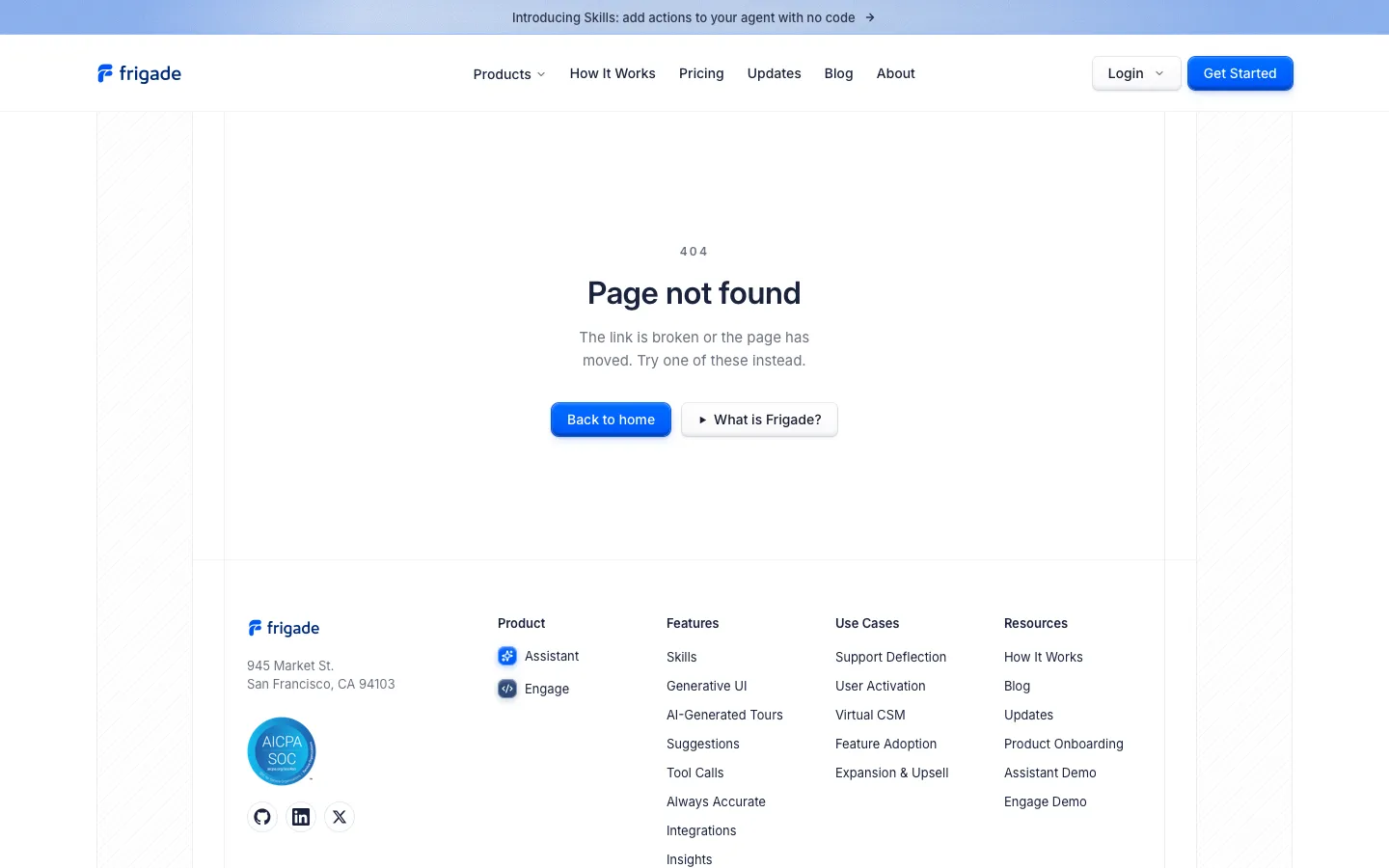 frigade.com - Why us Screenshot Preview