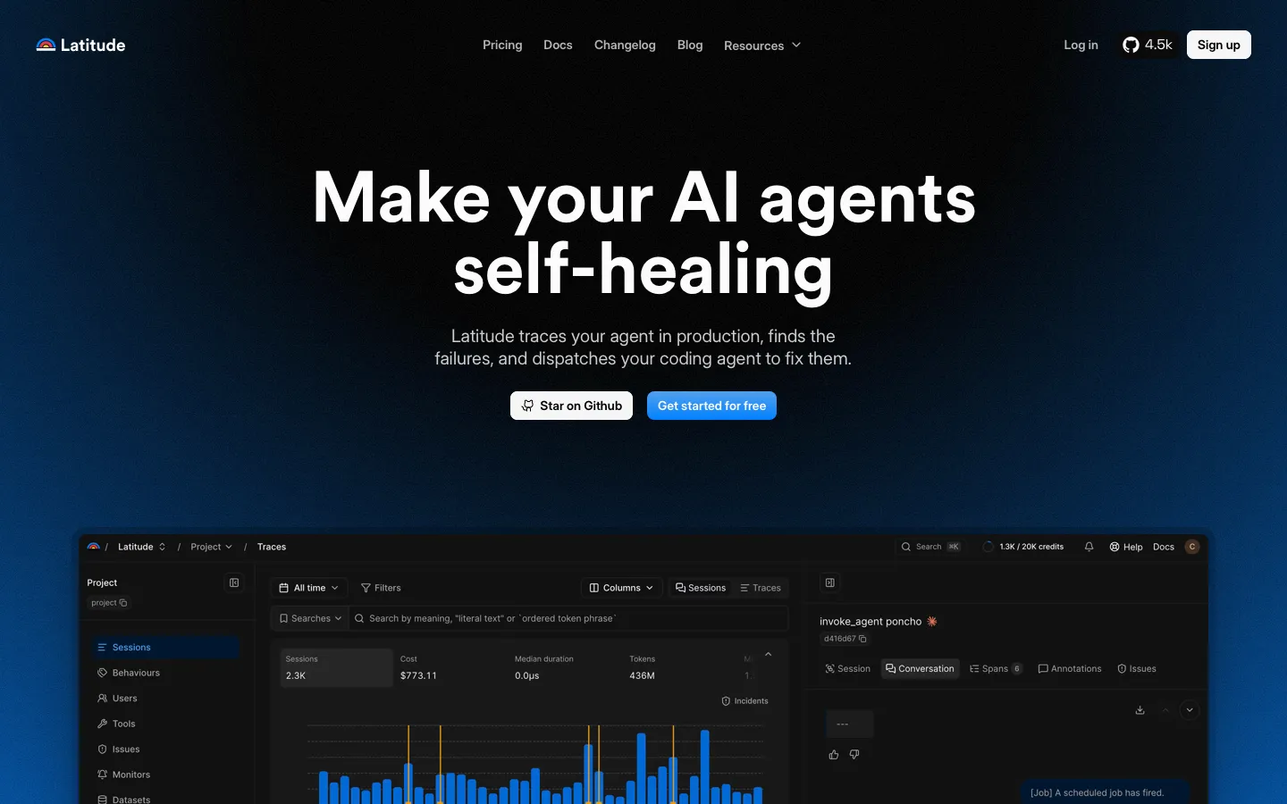 latitude.so - Landing Screenshot Preview