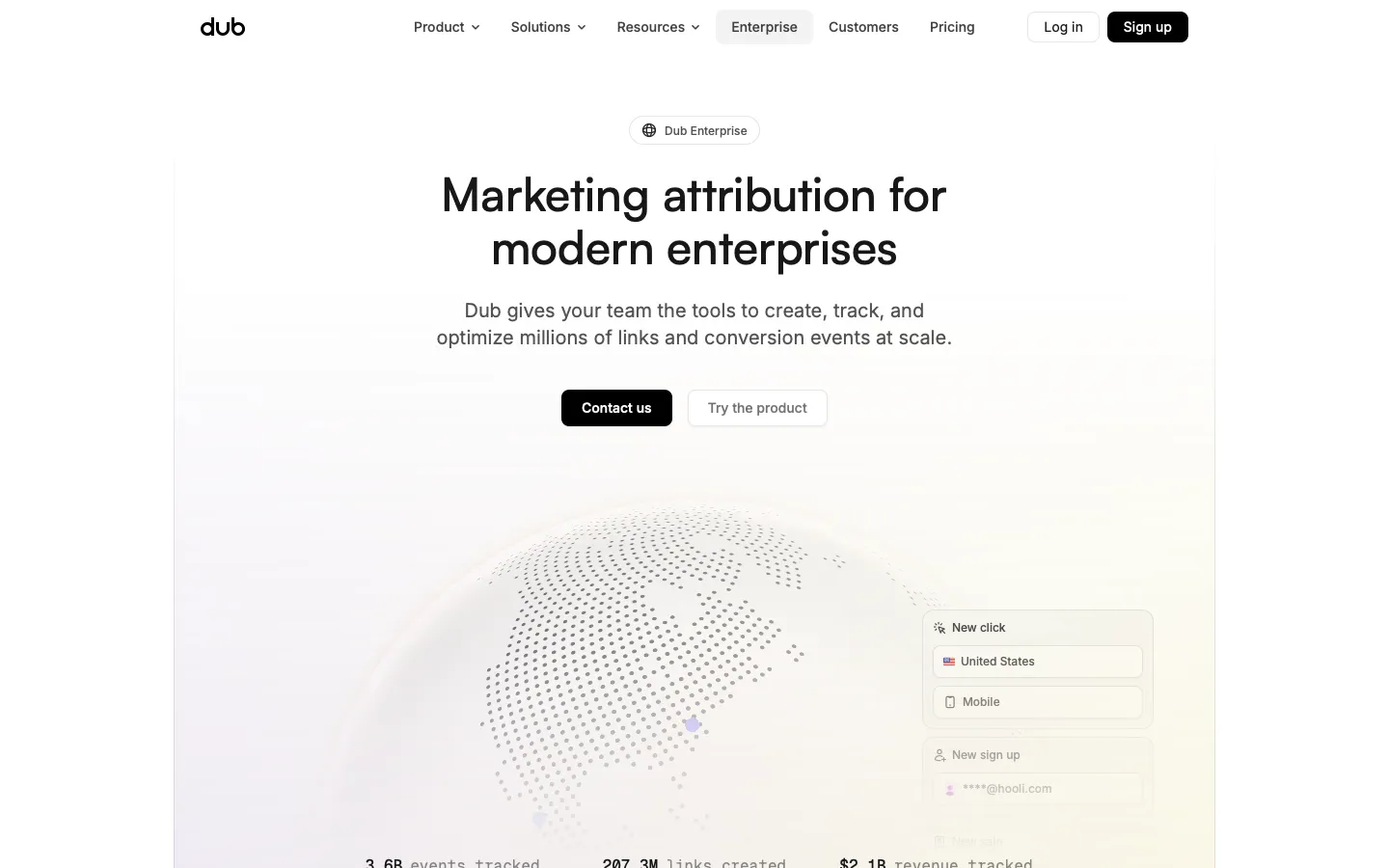 dub.co - Enterprise Screenshot Preview