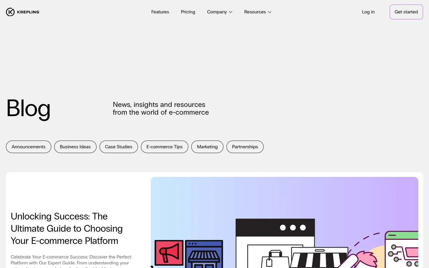 krepling.com - Blog Screenshot Preview