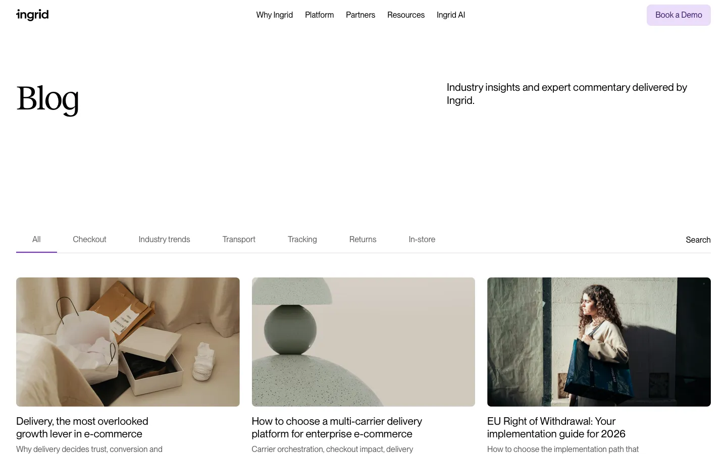 ingrid.com - Blog Screenshot Preview