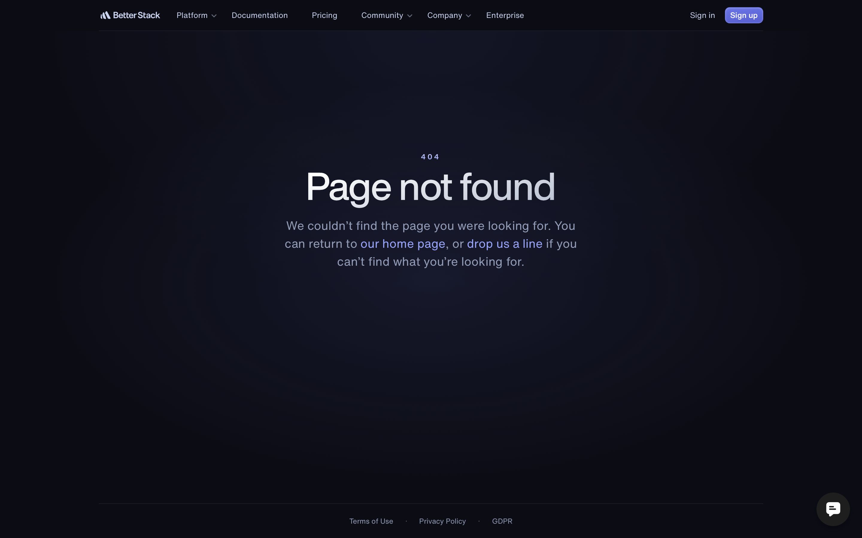 betterstack.com - Not found | Better Stack - Desktop - Wed Jul 29 2026 05:16:39 GMT+0000 (Coordinated Universal Time) Screenshot