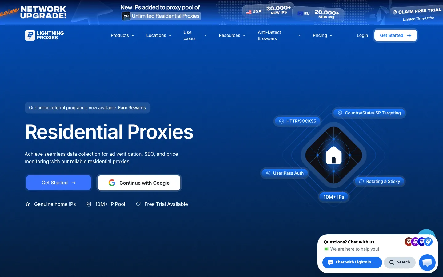 lightningproxies.net - Product Screenshot Preview
