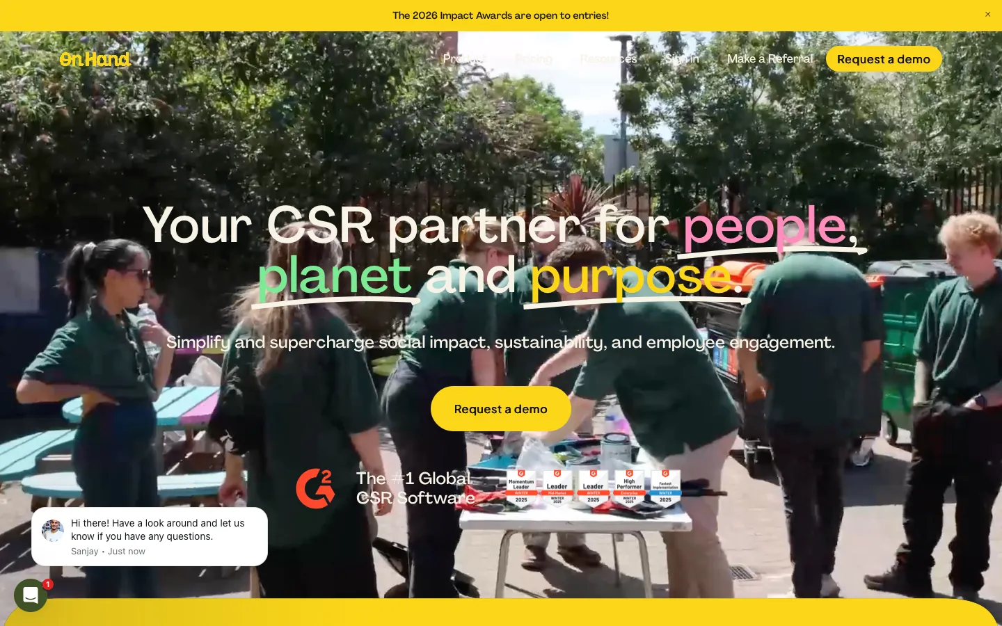 beonhand.co.uk - Landing Screenshot Preview