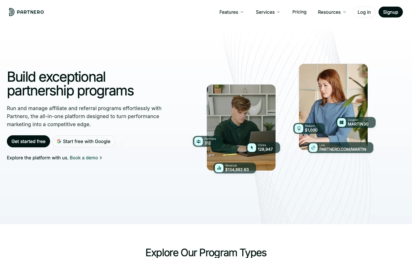 partnero.com - Product Screenshot Preview