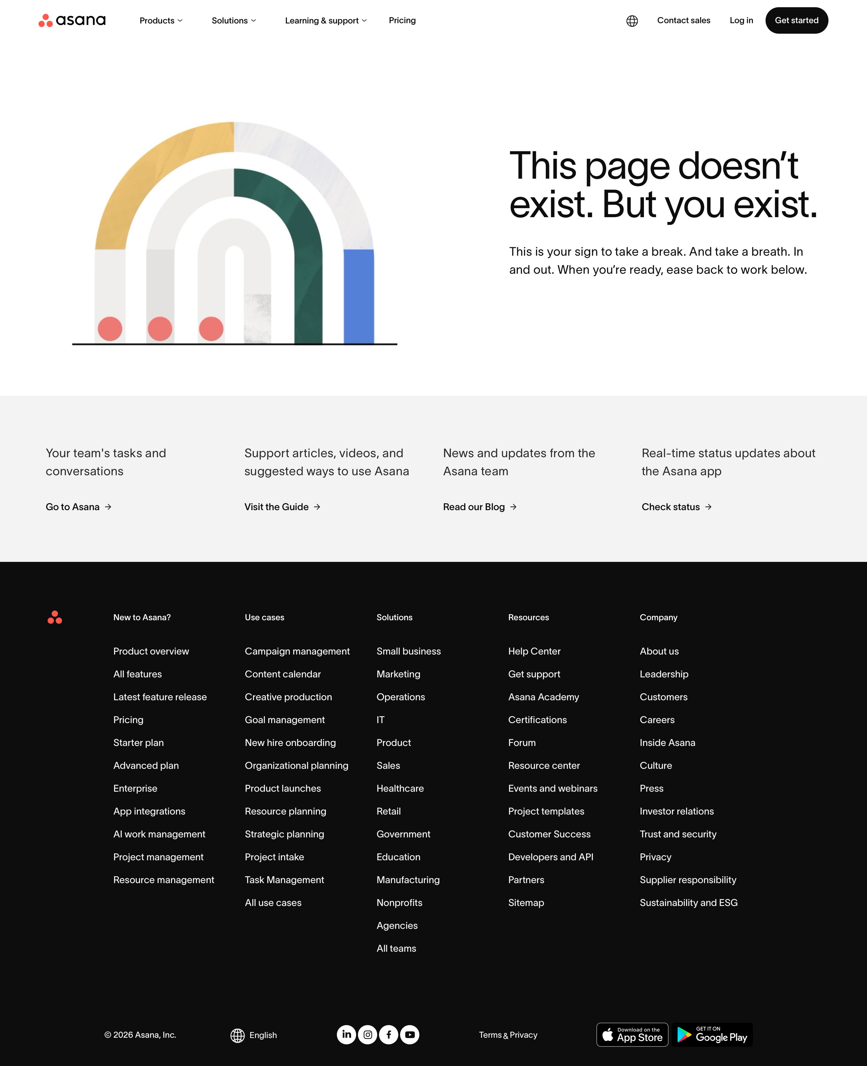 asana.com - Content Not Found • Asana - Desktop Screenshot