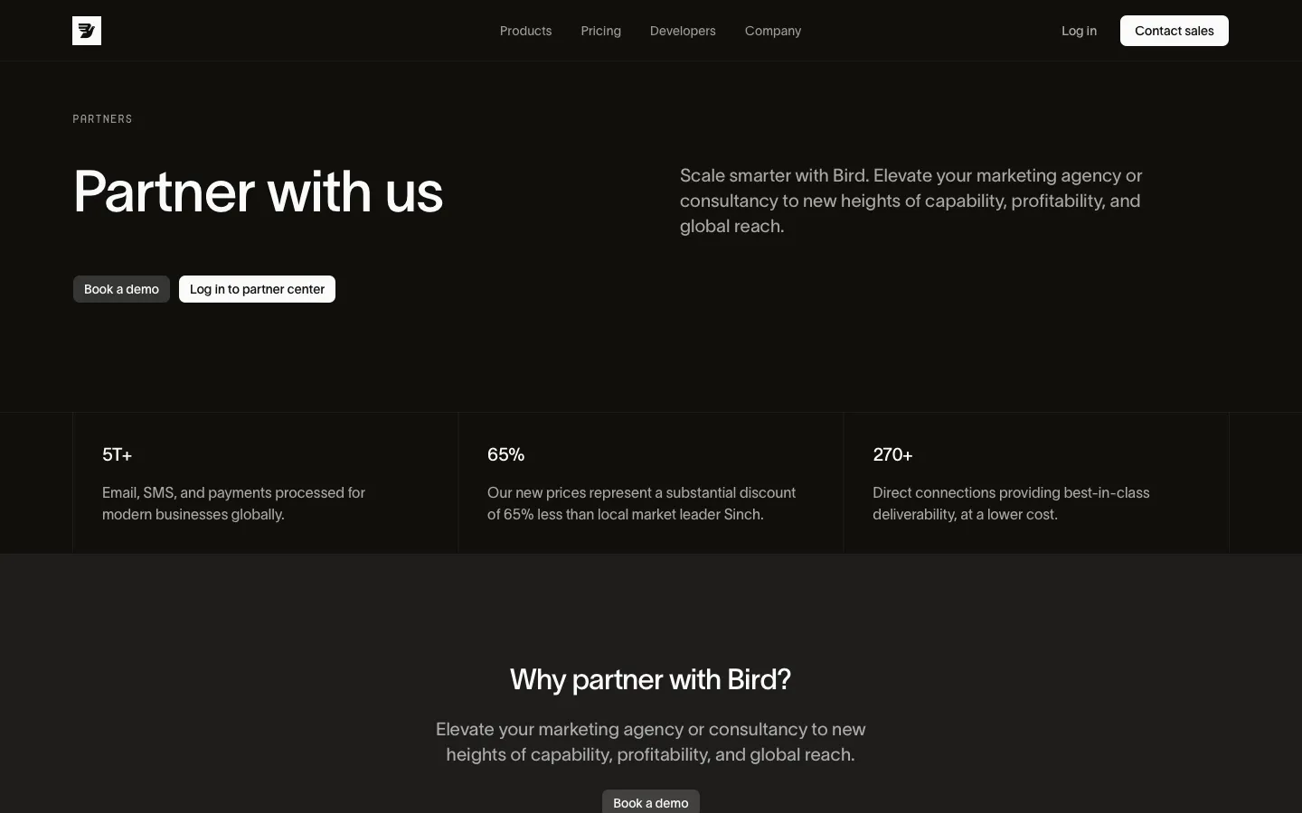 messagebird.com - Partners Screenshot Preview