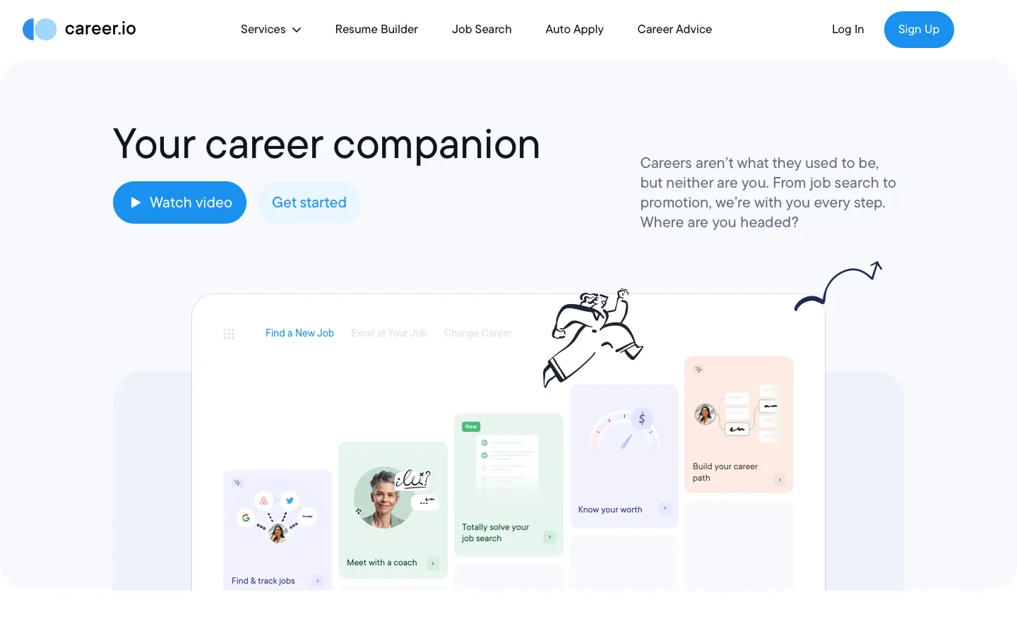 career.io - Landing Screenshot Preview