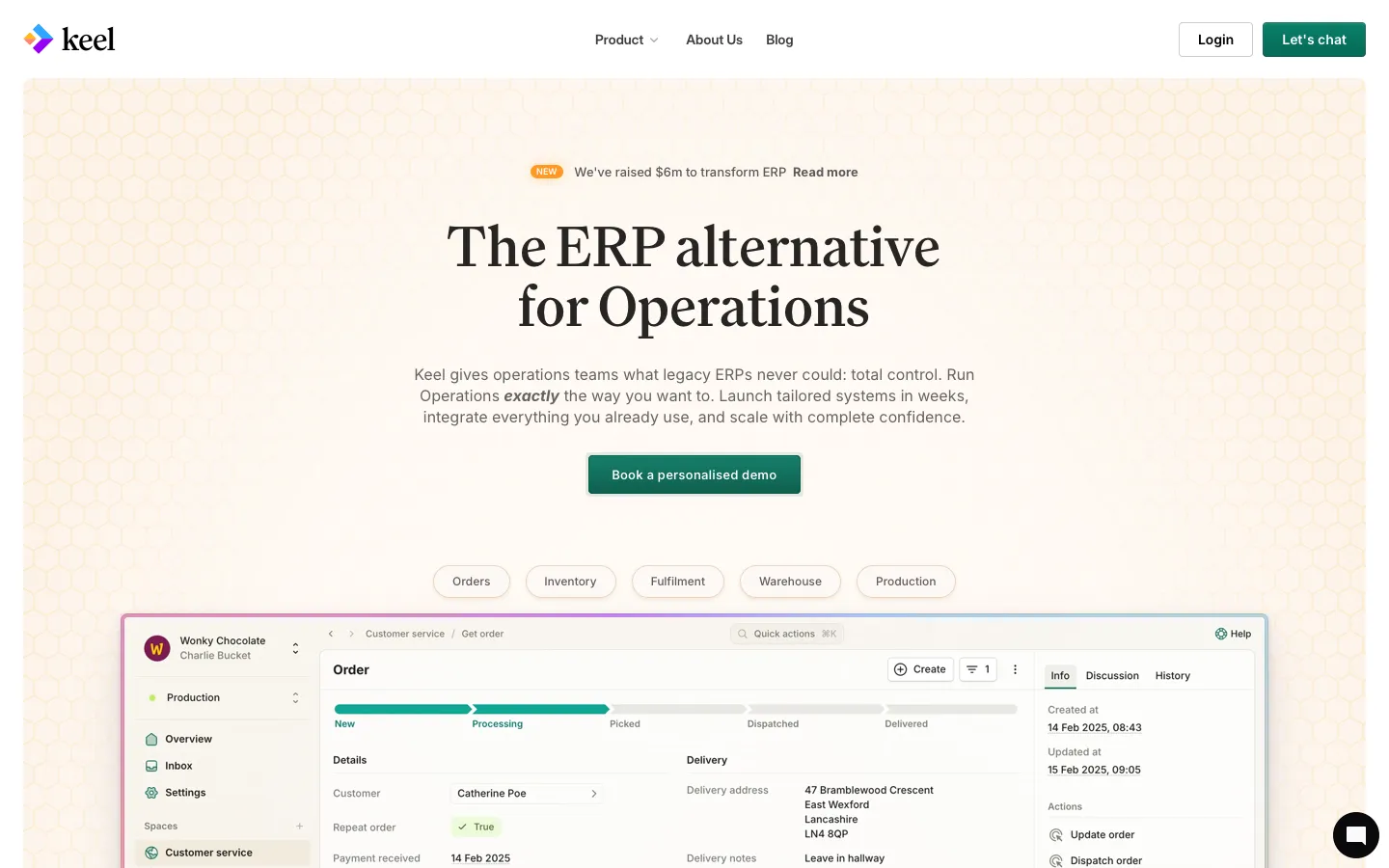 keel.so - Landing Screenshot Preview