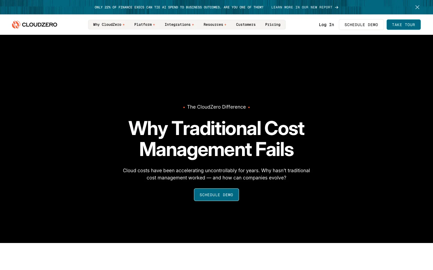 cloudzero.com - Why us Screenshot Preview