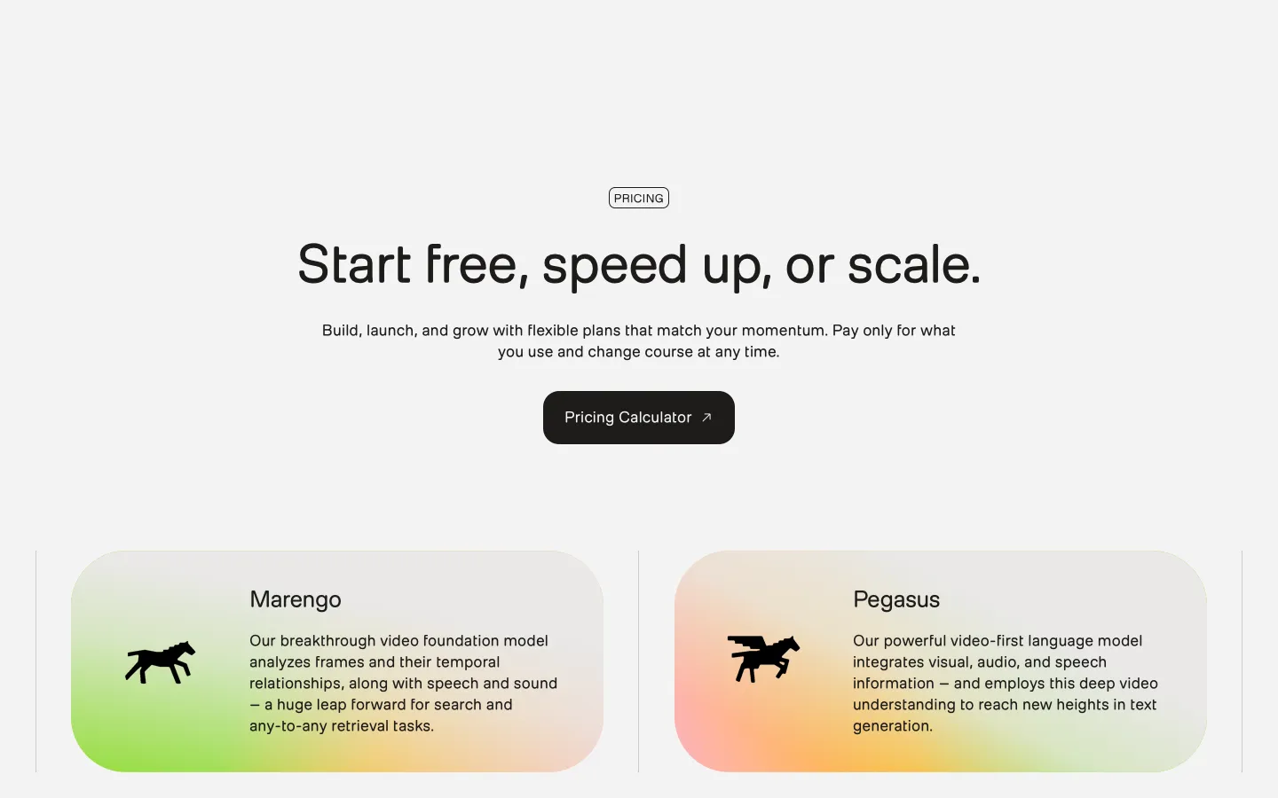 twelvelabs.io - Pricing Screenshot Preview