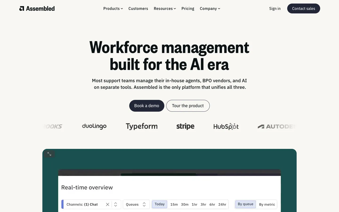 assembled.com - Landing Screenshot Preview