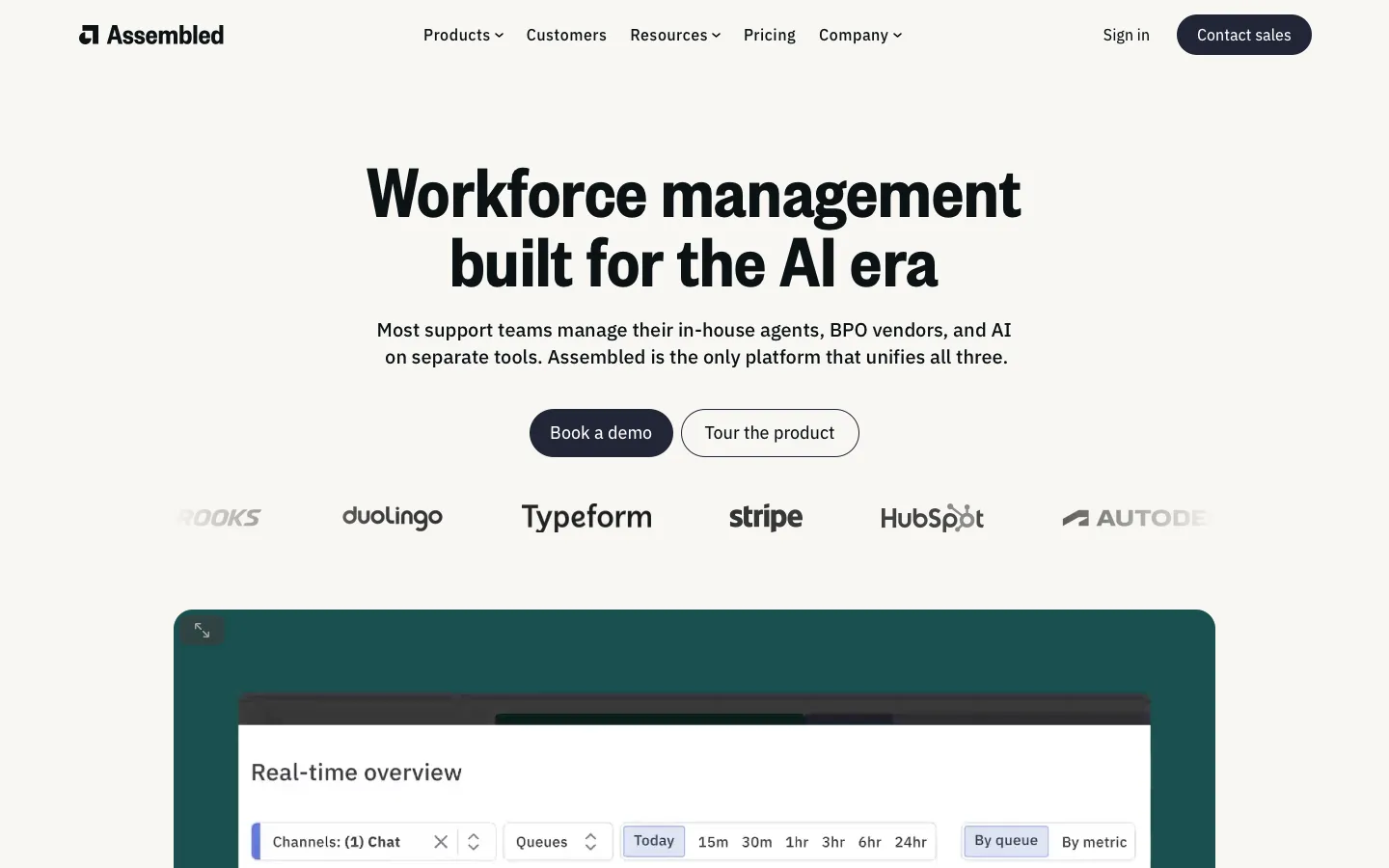 assembled.com - Landing Screenshot Preview