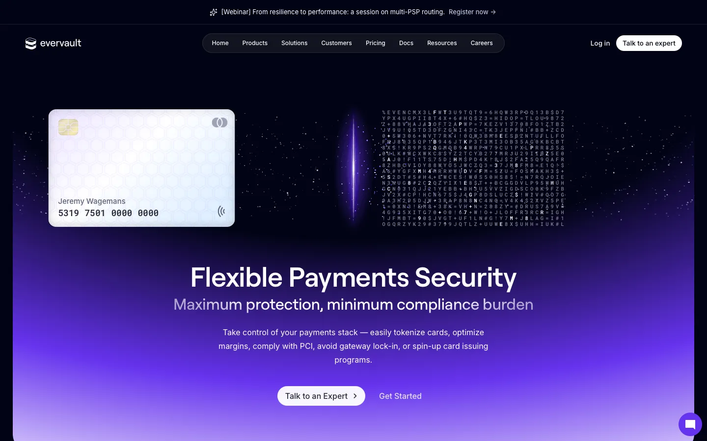 evervault.com - Landing Screenshot Preview