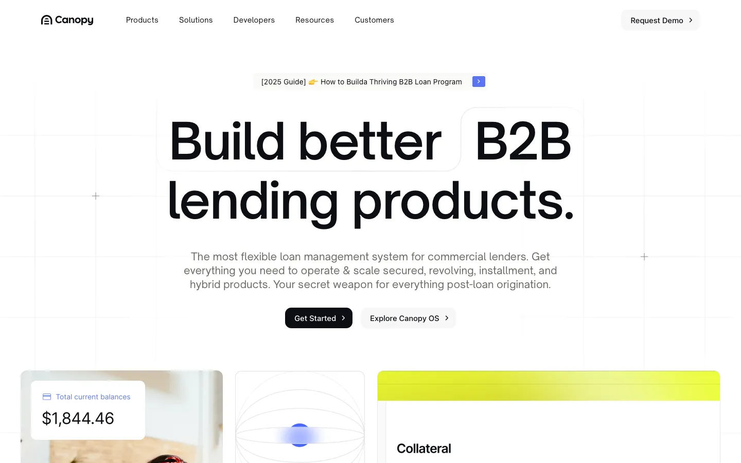 canopyservicing.com - Landing Screenshot Preview