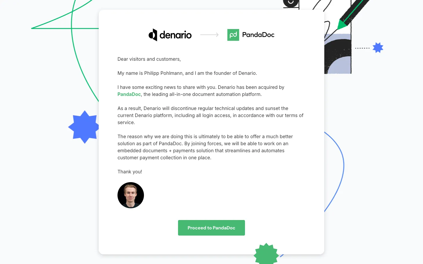 denario.io - Blog Screenshot Preview