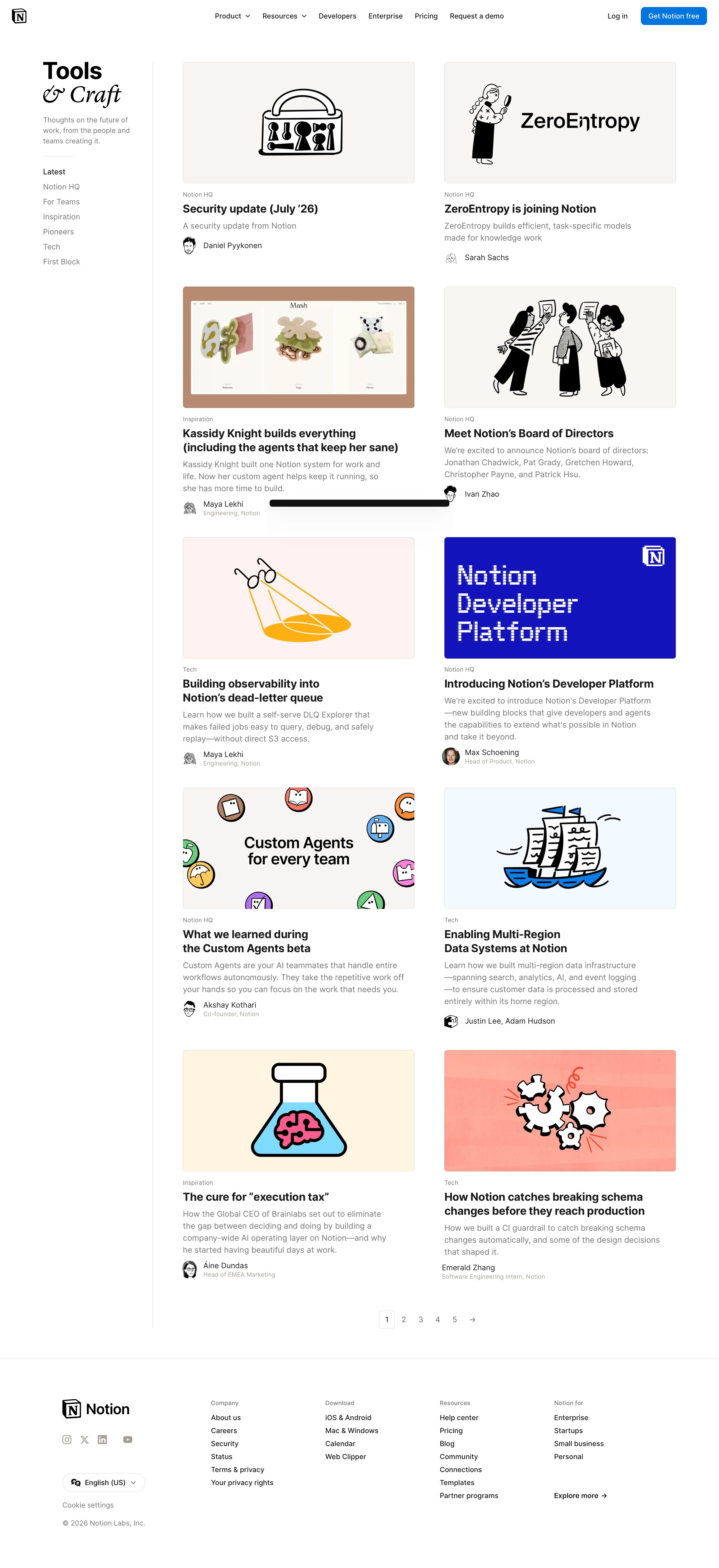 notion.so - Tools & Craft – Notion Blog - Desktop - Tue Aug 04 2026 23:30:21 GMT+0000 (Coordinated Universal Time) Screenshot