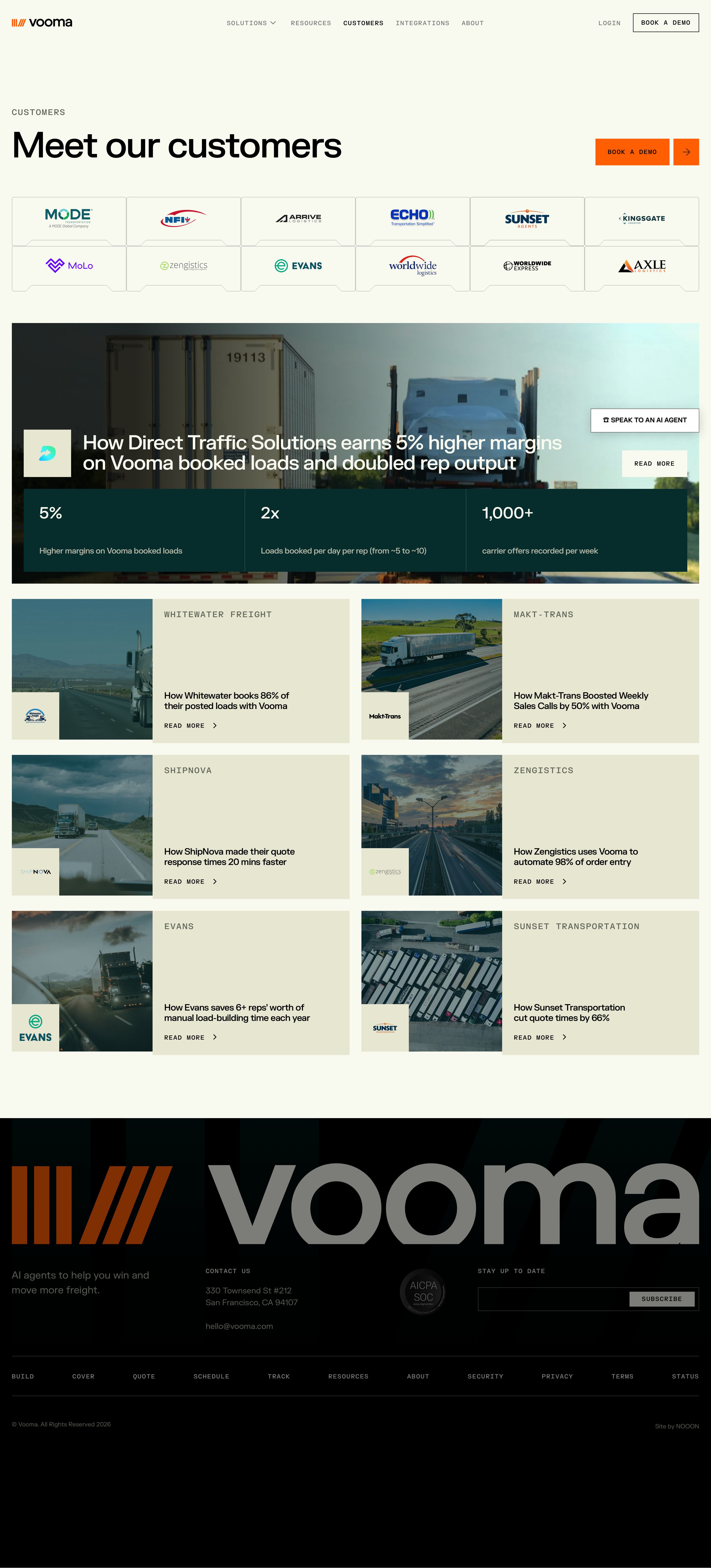 vooma.com - Customer Case Studies | Vooma - Desktop - Sat Aug 01 2026 22:11:16 GMT+0000 (Coordinated Universal Time) Screenshot