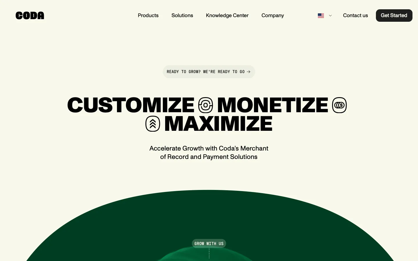 coda.co - Landing Screenshot Preview