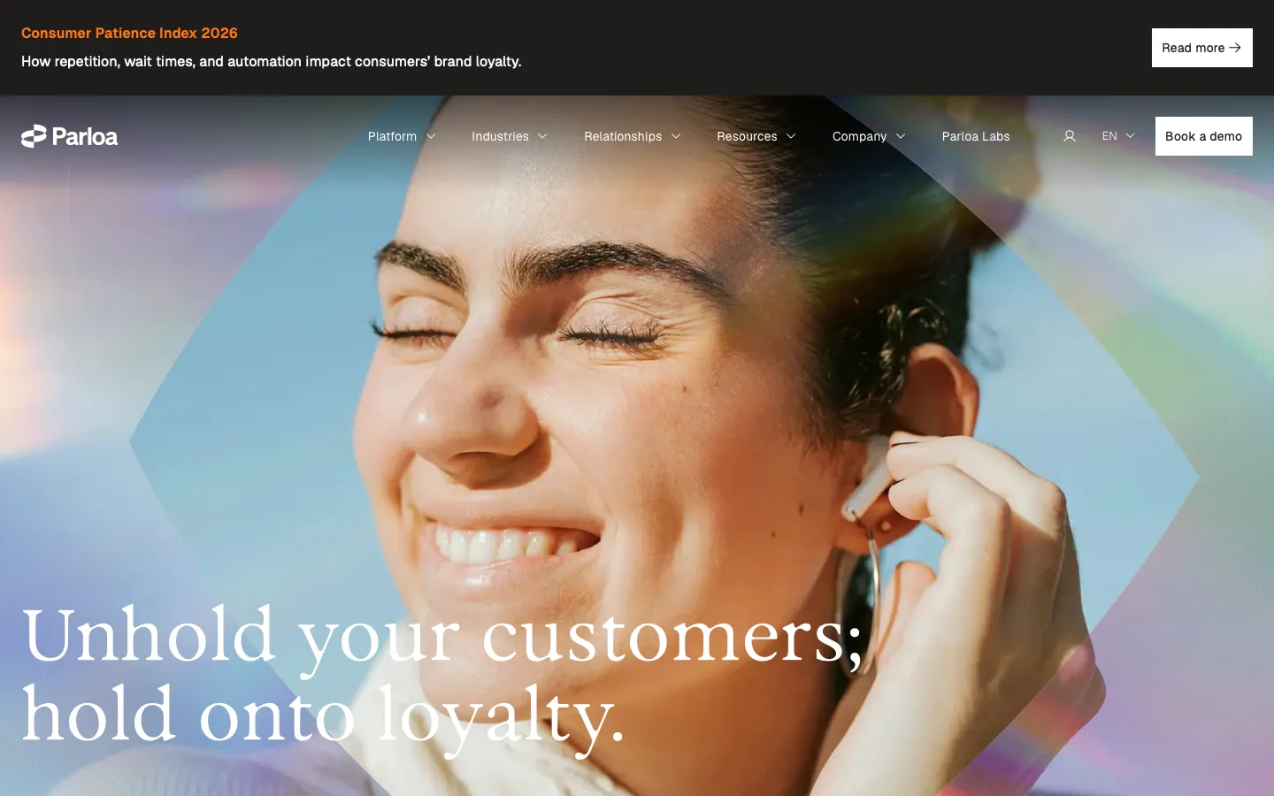 parloa.com - Landing Screenshot Preview