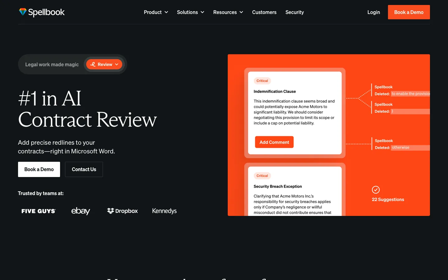 spellbook.legal - Product Screenshot Preview