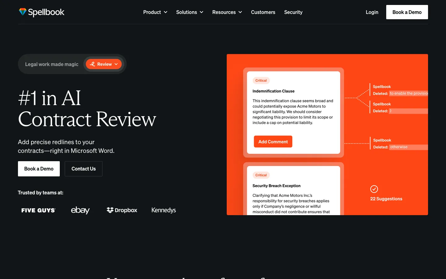 spellbook.legal - Product Screenshot Preview
