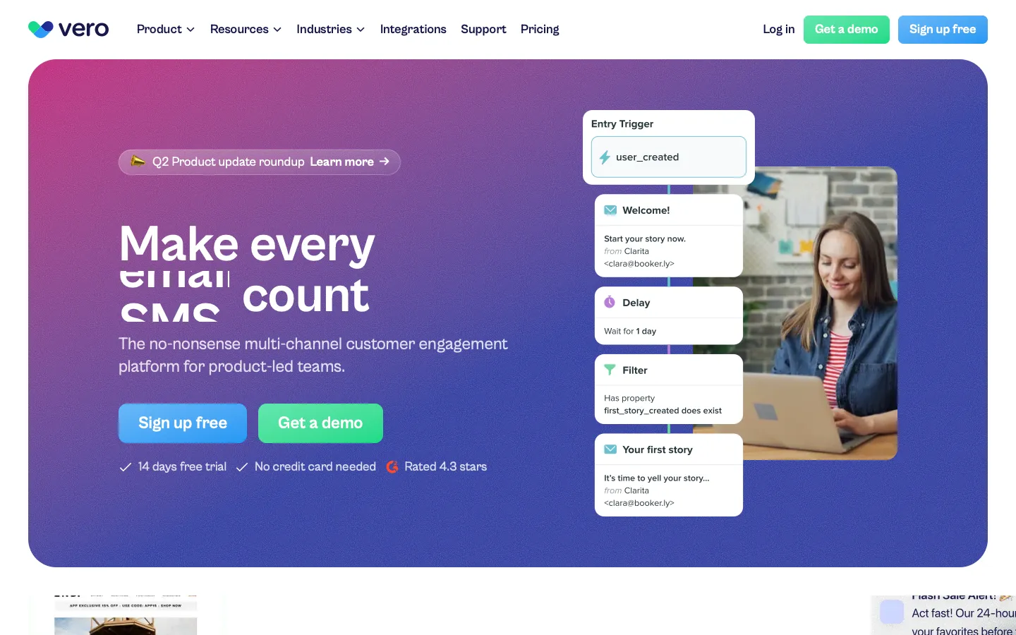 getvero.com - Landing Screenshot Preview