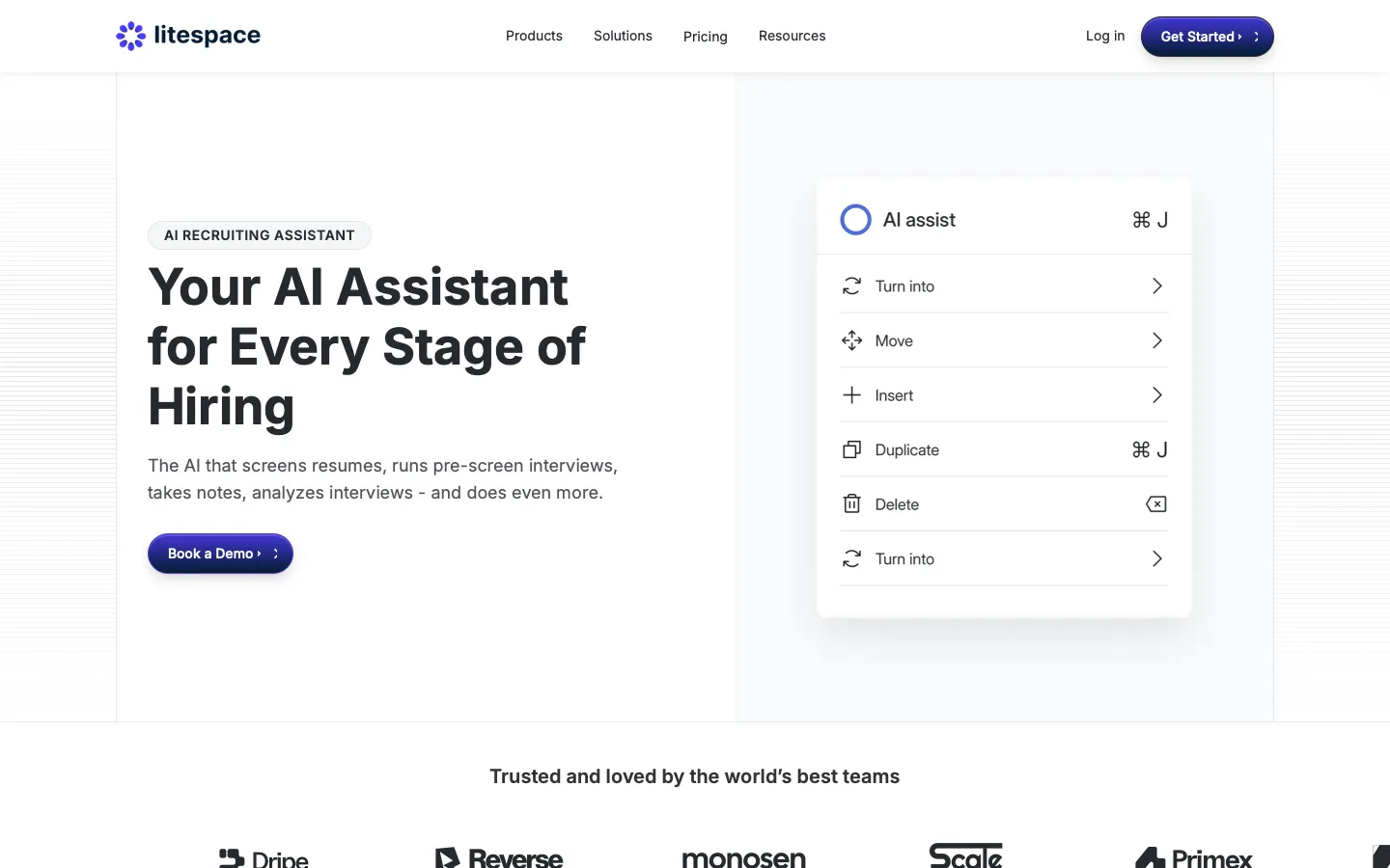 litespace.io - Landing Screenshot Preview