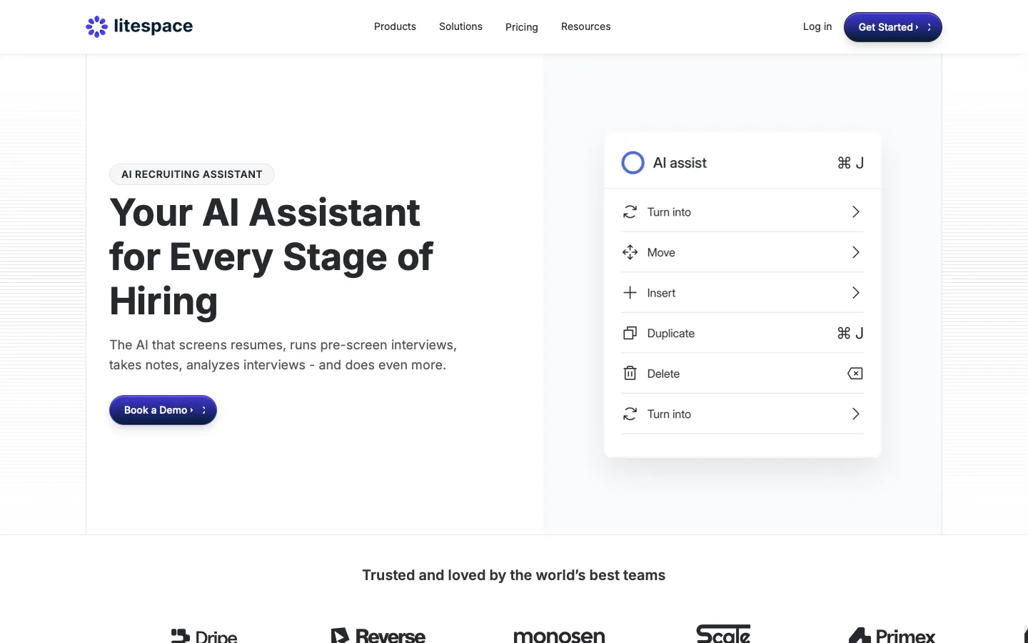 litespace.io - Landing Screenshot Preview