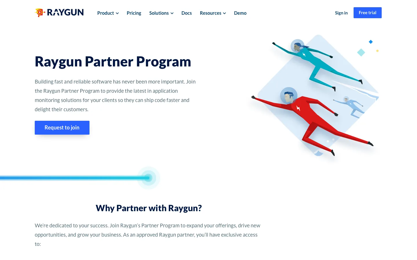 raygun.com - Partners Screenshot Preview