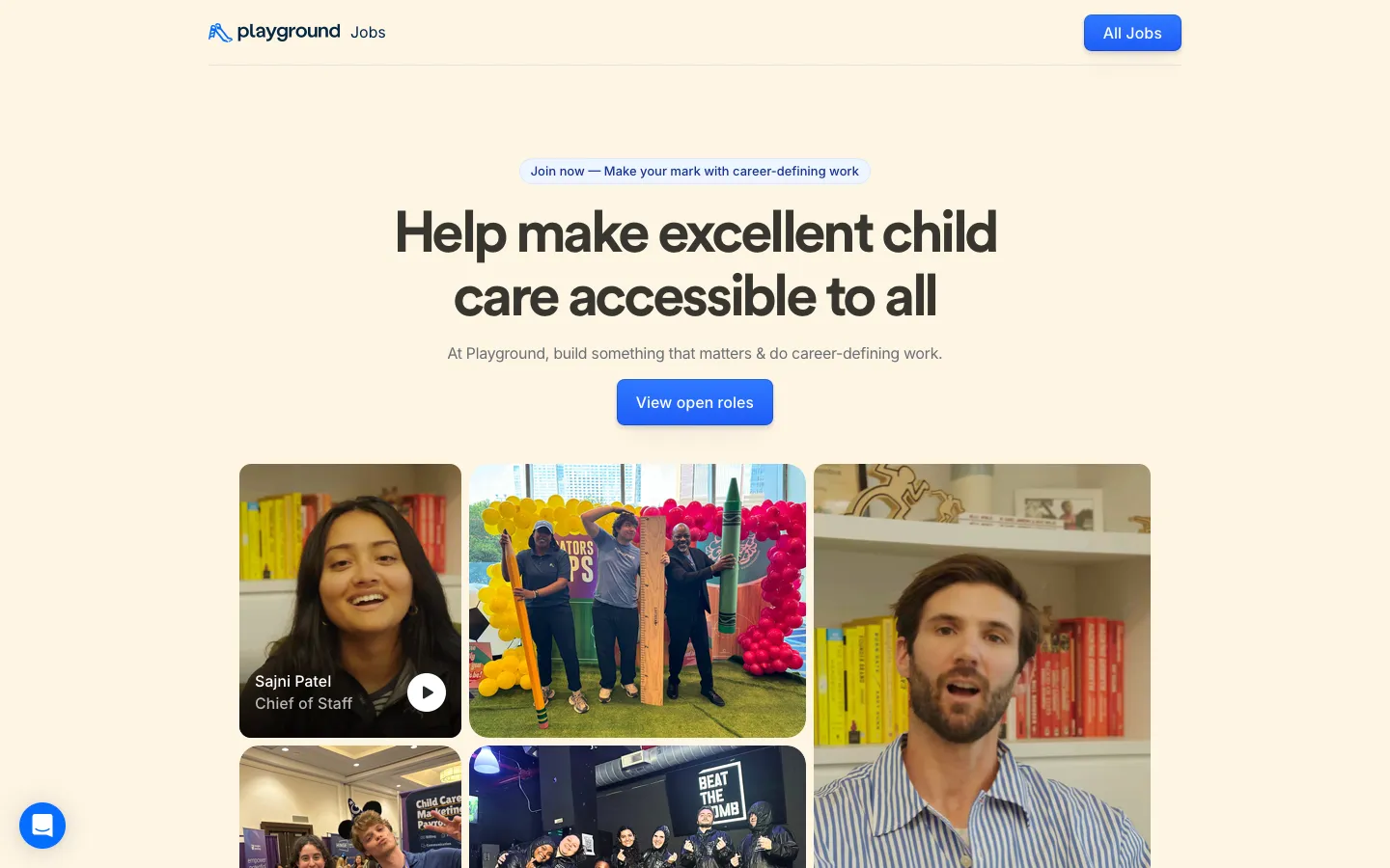 tryplayground.com - Careers Screenshot Preview
