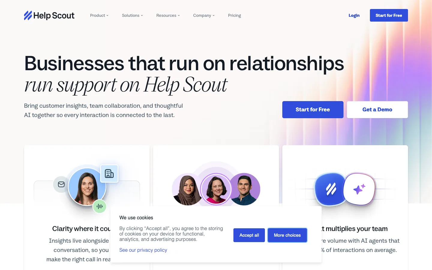 helpscout.com - Landing Screenshot Preview