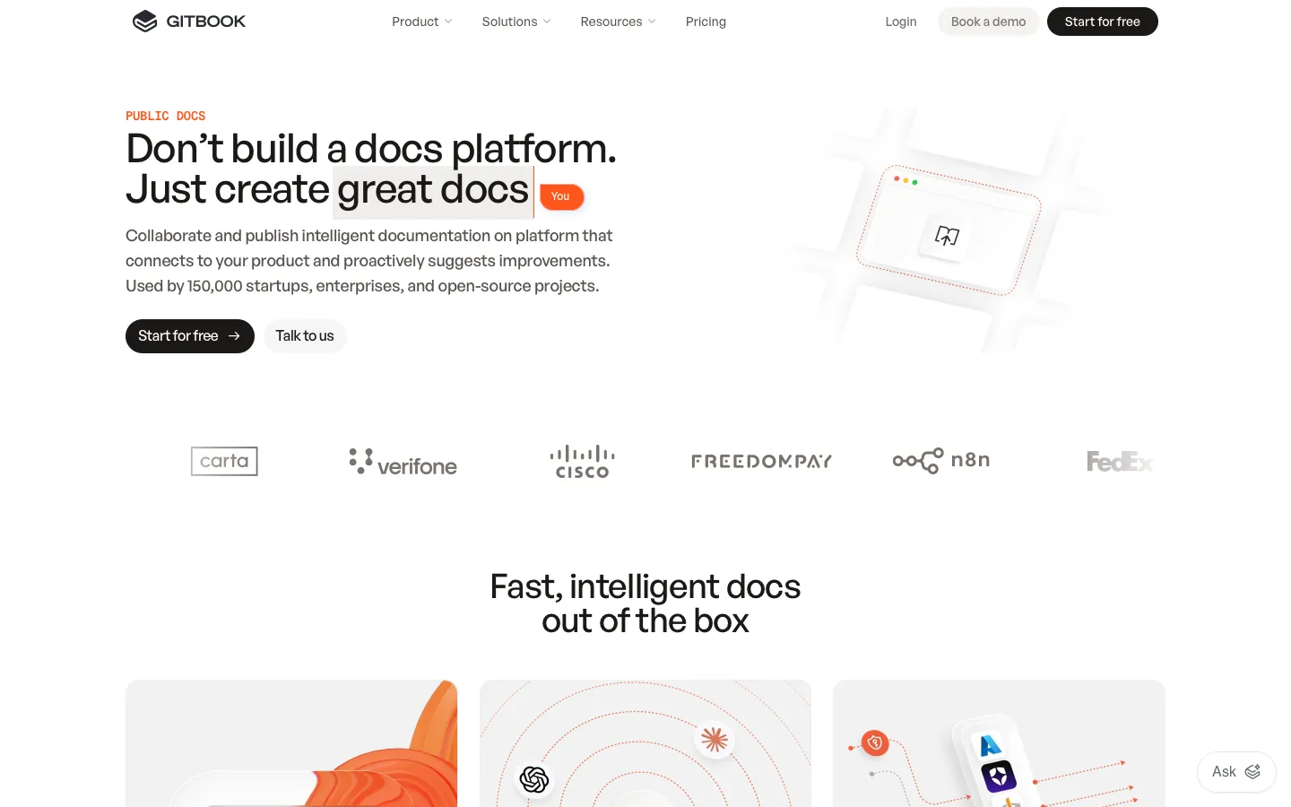 gitbook.com - Product Screenshot Preview
