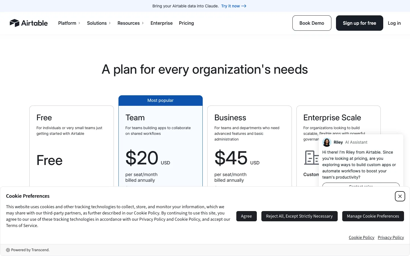 dopt.com - Pricing Screenshot Preview