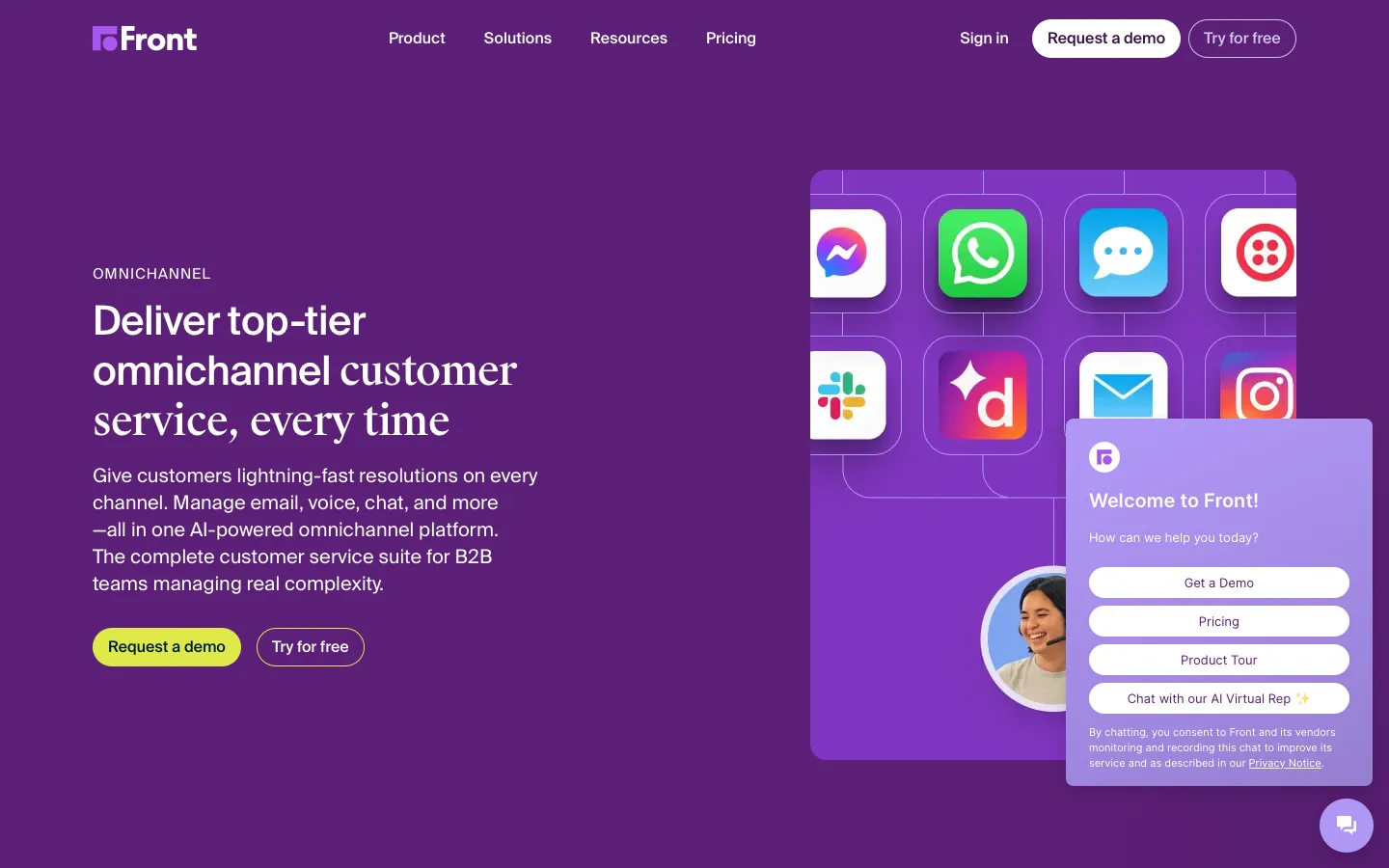 front.com - Product Screenshot Preview