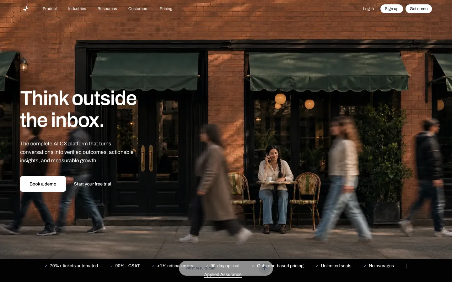 appliedlabs.ai - Landing Screenshot Preview