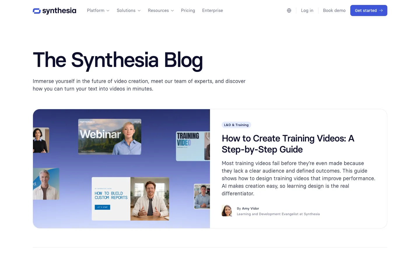 synthesia.io - Blog Screenshot Preview