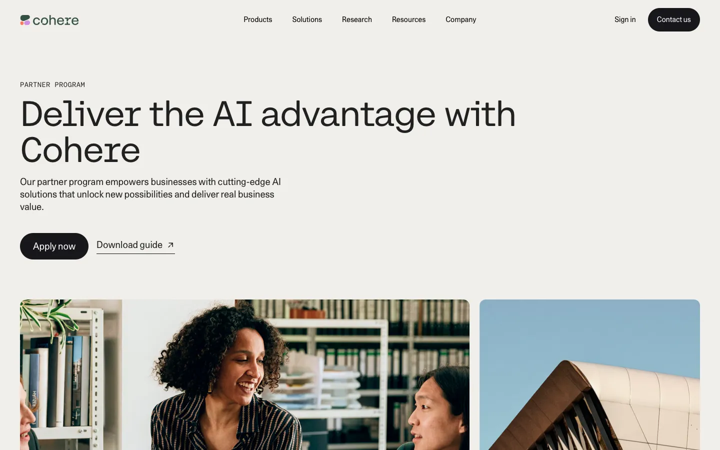 cohere.ai - Partners Screenshot Preview