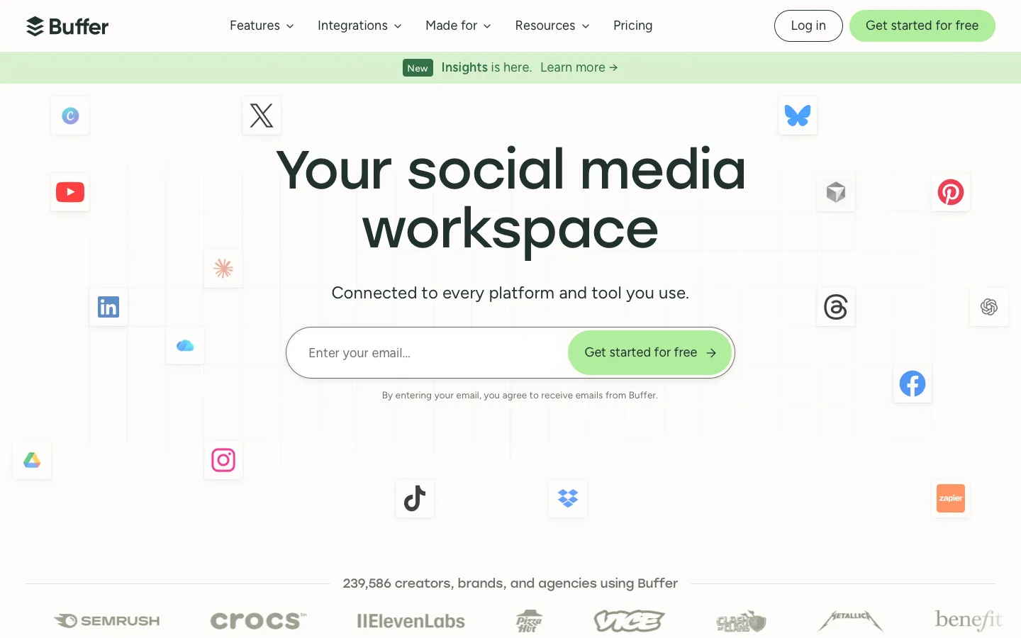 buffer.com - Landing Screenshot Preview
