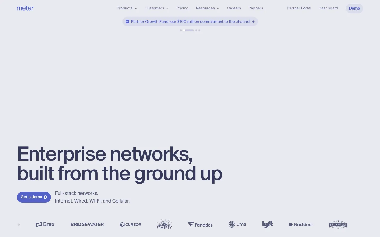 meter.com - Landing Screenshot Preview