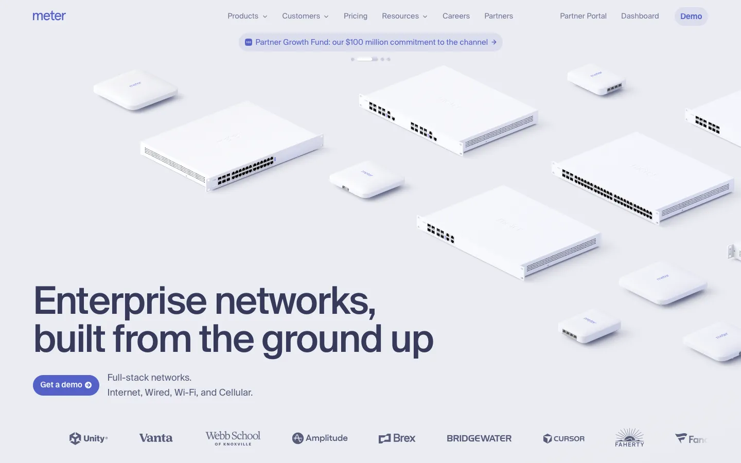 meter.com - Landing Screenshot Preview