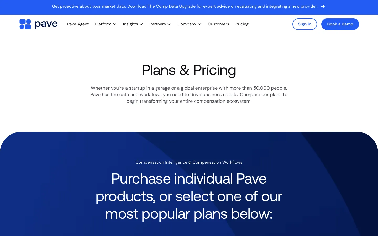 pave.com - Pricing Screenshot Preview