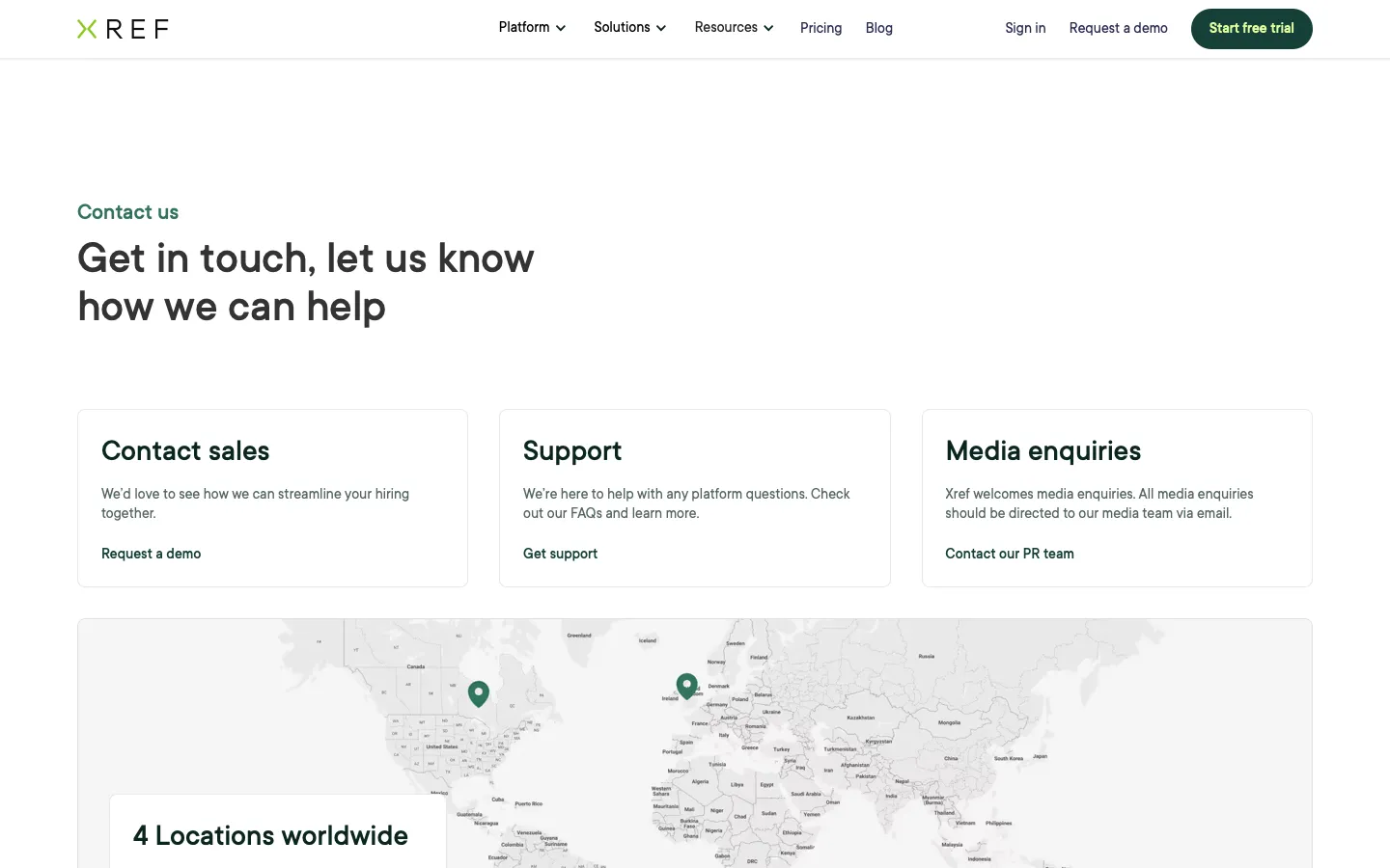 xref.com - Contact Screenshot Preview