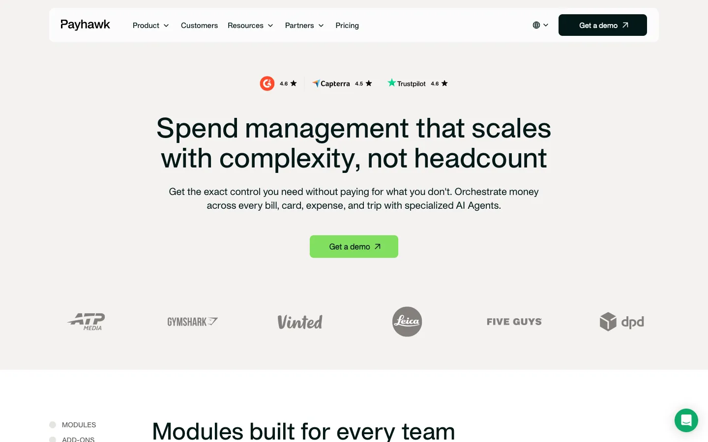payhawk.com - Pricing Screenshot Preview